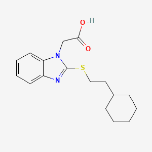 [2-(2-Cyclohexyl-ethylsulfanyl)-benzoimidazol-1-yl]-acetic acid