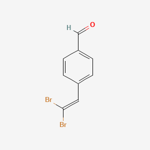 molecular formula C9H6Br2O B8287165 4-(2,2-Dibromovinyl)benzaldehyde 