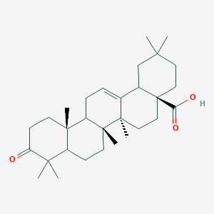 (4aS,6aS,6bR,12aR)-2,2,6a,6b,9,9,12a-heptamethyl-10-oxo-3,4,5,6,6a,7,8,8a,11,12,13,14b-dodecahydro-1H-picene-4a-carboxylic acid