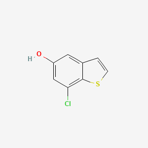 molecular formula C8H5ClOS B8287201 7-Chloro-benzo[b]thiophene-5-ol 