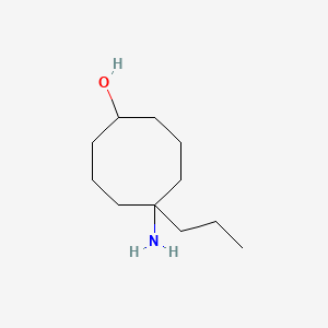 5-Amino-5-propyl-cyclooctanol