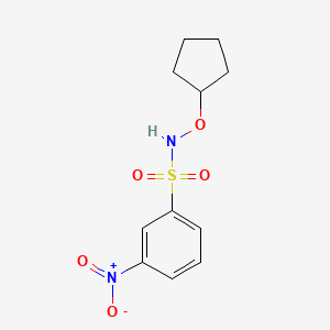 N-(cyclopentyloxy)-3-nitro-1-benzenesulfonamide