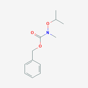 molecular formula C12H17NO3 B8287255 Benzyl isopropoxy(methyl)carbamate 