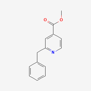 molecular formula C14H13NO2 B8287324 Methyl 2-benzylisonicotinate 
