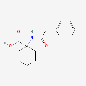 molecular formula C15H19NO3 B8287335 1-[(Phenylacetyl)amino]cyclohexanecarboxylic acid 