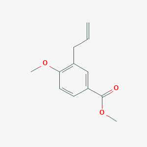molecular formula C12H14O3 B8287594 3-Allyl-4-methoxybenzoic acid methyl ester 