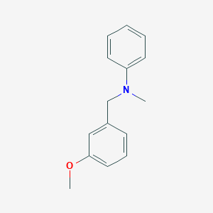 molecular formula C15H17NO B8287700 N-(3-Anisyl)-N-phenyl-N-methylamine 