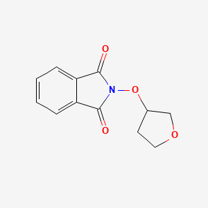 molecular formula C12H11NO4 B8287706 2-(tetrahydro-3-furanyloxy)-1H-isoindole-1,3(2H)-dione 