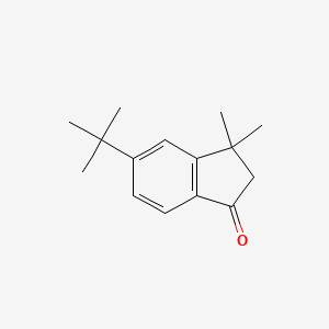 1H-Inden-1-one, 5-(1,1-dimethylethyl)-2,3-dihydro-3,3-dimethyl-
