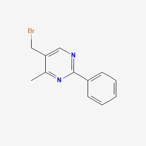 5-Bromomethyl-4-methyl-2-phenylpyrimidine