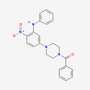 molecular formula C23H22N4O3 B8287935 A|A/tau aggregation-IN-3 
