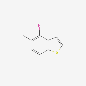 molecular formula C9H7FS B8287945 4-Fluoro-5-methyl-benzo[b]thiophene 