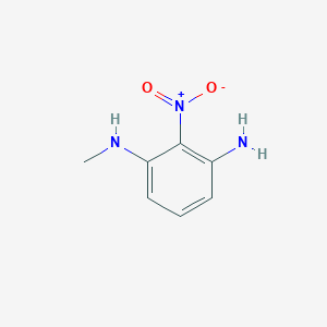 molecular formula C7H9N3O2 B8287956 2-Amino-6-methylaminonitrobenzene 