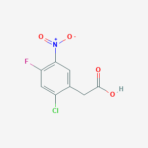 2-(2-Chloro-4-fluoro-5-nitrophenyl)acetic acid