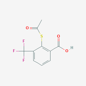 2-Acetylthio-3-trifluoromethylbenzoic acid