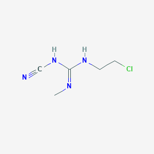 molecular formula C5H9ClN4 B8288200 N-cyano-N'-methyl-N