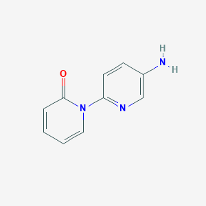 molecular formula C10H9N3O B8288208 1-(5-aminopyridin-2-yl)pyridin-2(1H)-one 