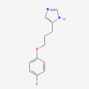 4-[3-(4-Fluorophenoxy)propyl]-1H-imidazole