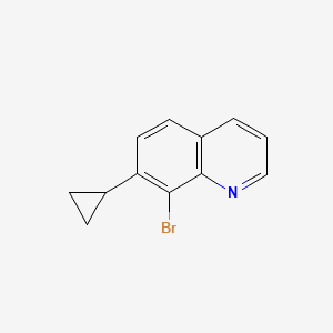8-Bromo-7-cyclopropylquinoline