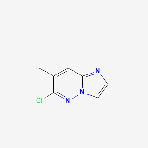 6-Chloro-7,8-dimethylimidazo[1,2-b]pyridazine