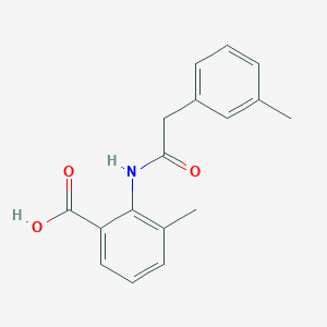 molecular formula C17H17NO3 B8288429 3-methyl-N[(3-methylphenyl)acetyl]anthranilic acid 