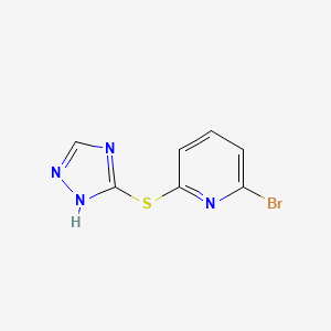 3-(6-bromo-2-pyridyl)thio-1H-1,2,4-triazole