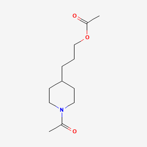 1-Acetoxy-3-(N-acetyl-4-piperidinyl)propane