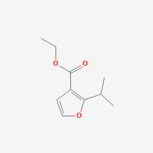 2-Isopropyl-furan-3-carboxylic acid ethyl ester