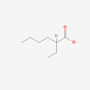 molecular formula C8H15O2- B8288628 2-Ethylhexanoate CAS No. 18035-91-1