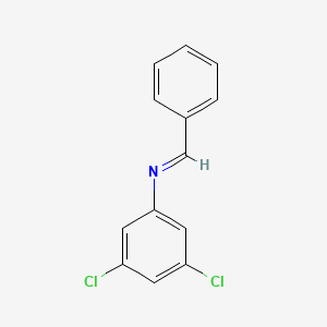 molecular formula C13H9Cl2N B8288675 N-benzylidene-3,5-dichloroaniline 