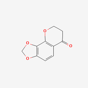 molecular formula C10H8O4 B8288735 7,8-Methylenedioxy-4-chromanone 