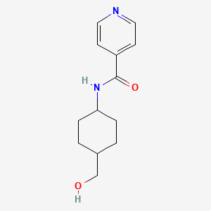 molecular formula C13H18N2O2 B8288861 N-(4-(Hydroxymethyl)cyclohexyl)isonicotinamide 