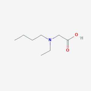 molecular formula C8H17NO2 B8288884 ethyl N-butylglycine 
