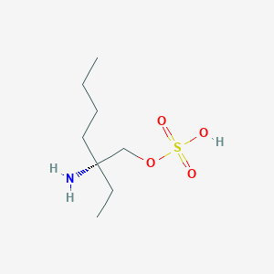 molecular formula C8H19NO4S B8289060 (R)-2-Amino-2-ethylhexyl hydrogen sulfate 