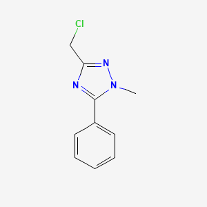 molecular formula C10H10ClN3 B8289063 3-Chloromethyl-1-methyl-5-phenyl-1,2,4-triazole 