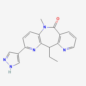 5,11-Dihydro-11-ethyl-2-(4-pyrazolyl)-5-methyl-dipyrido[3,2-b:2',3'-e]azepine-6-one