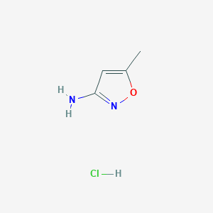 molecular formula C4H7ClN2O B8289103 5-Methylisoxazol-3-amine hydrochloride 