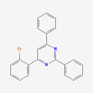 4-(2-Bromophenyl)-2,6-diphenylpyrimidine