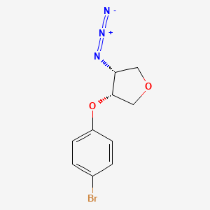 (3R,4R)-3-azido-4-(4-bromophenoxy)oxolane