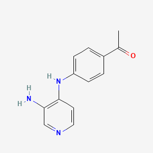 molecular formula C13H13N3O B8289191 4-(4-Acetylphenyl)amino-3-aminopyridine 