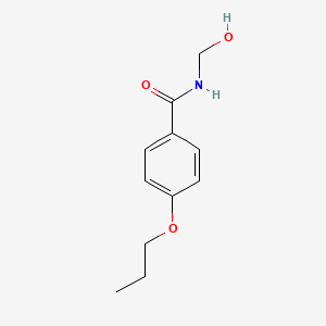 molecular formula C11H15NO3 B8289291 N-Hydroxymethyl-4-propoxybenzamide 