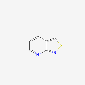 molecular formula C6H4N2S B8289327 Isothiazolo[3,4-b]pyridine CAS No. 42242-07-9