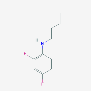 molecular formula C10H13F2N B8289341 N-butyl-2,4-difluoroaniline CAS No. 124703-84-0