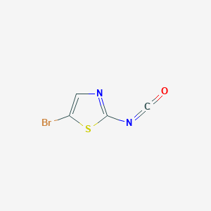 molecular formula C4HBrN2OS B8289395 5-Bromothiazol-2-yl Isocyanate 
