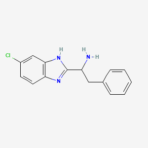 Rac.-1-(5-chlorobenzimidazol-2-yl)-2-phenylethylamine