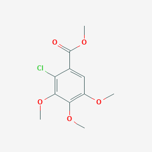 molecular formula C11H13ClO5 B8289431 Methyl 2-chloro-3,4,5-trimethoxybenzoate 