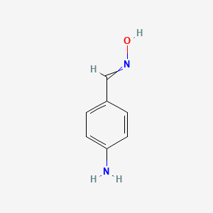 molecular formula C7H8N2O B8289471 p-Aminobenzaldehyde oxime CAS No. 3419-18-9