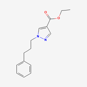 Ethyl 1-(3-phenylpropyl)pyrazole-4-carboxylate
