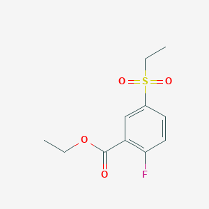 5-Ethanesulfonyl-2-fluoro-benzoic acid ethyl ester