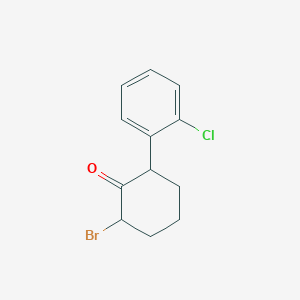 6-Bromo-2-(2-chloro-phenyl)-cyclohexanone